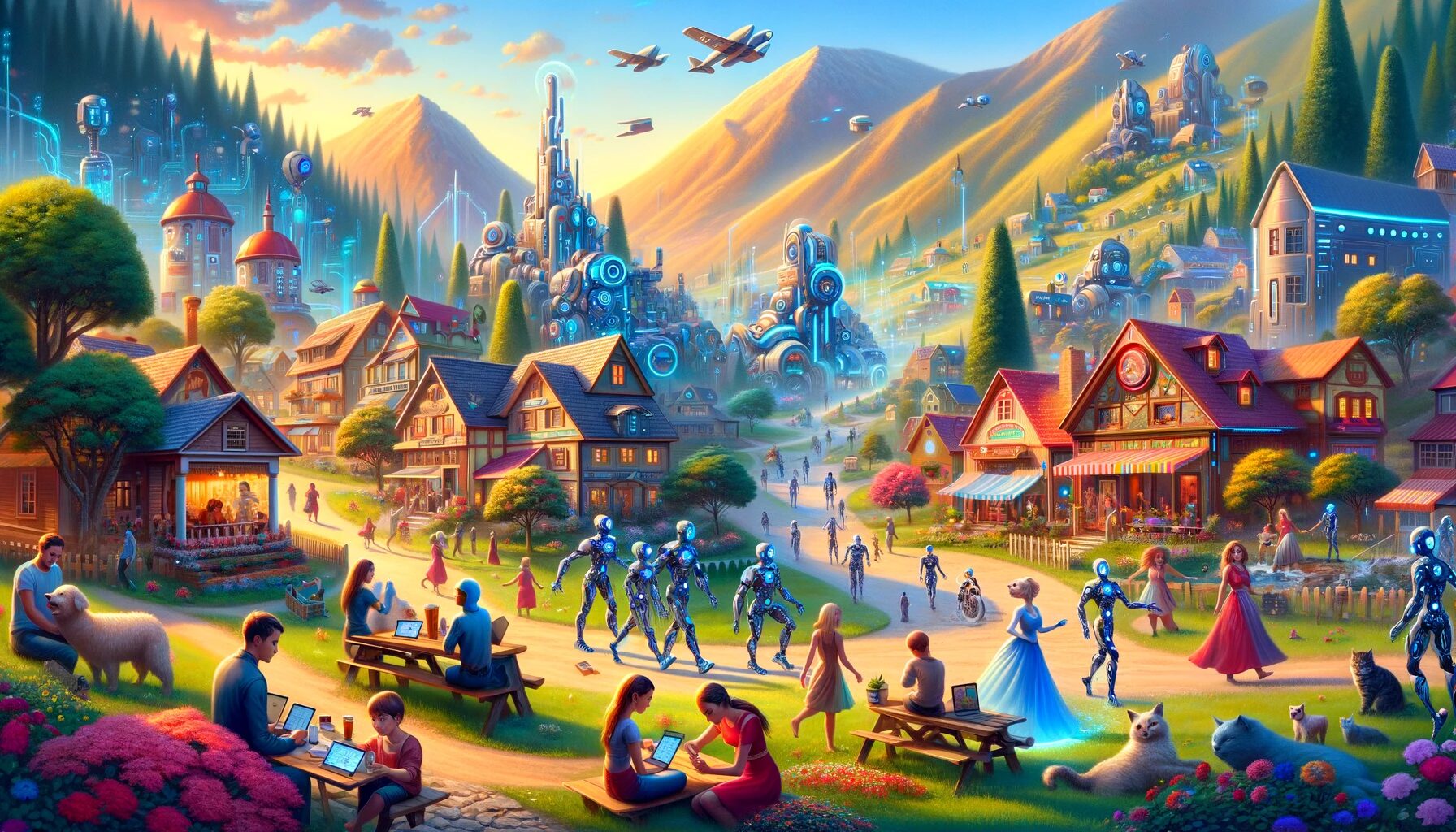 Smallville Chronicles: The Dawn of AI-Driven Virtual Existence